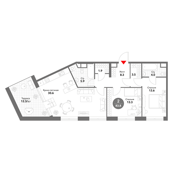 4-Комнатные квартиры